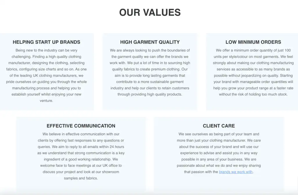 DSA Manufacturing homepage